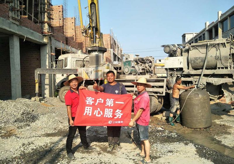 混凝土泵车还是选三民重科好！