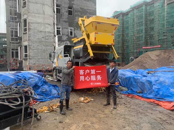 A1混凝土搅拌拖泵可以打罗马柱吗？